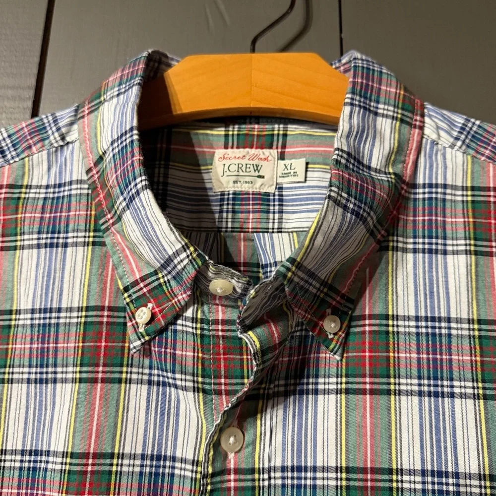 J. Crew Plaid Button Down Shirt